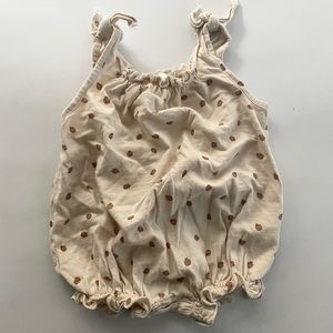 Rylee & Cru Bubble Romper Ladybugs